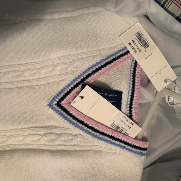 Janie and Jack Pink and Blue Plaid Kids Matching Set - Picture 2 of 4